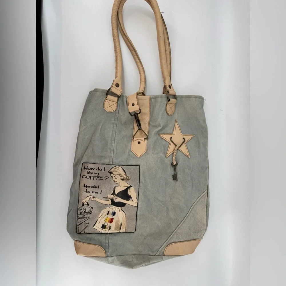 Vintage Addiction Bag Tot Canvas - Picture 1 of 7